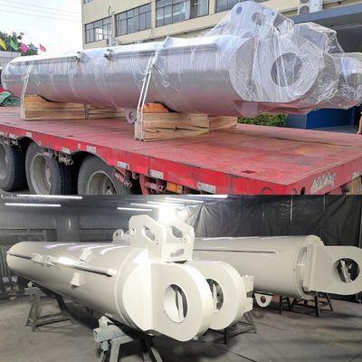 Đàn cẩu Luffing Hydraulic Cylinder tùy chỉnh được chứng nhận ISO9001 cho máy đào bánh rỗng