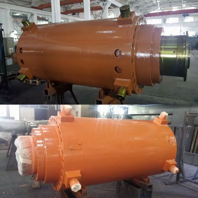 Max 800mm 30 Inch Stroke Steel Mill Hydraulic Cylinder để nâng chậu trung gian