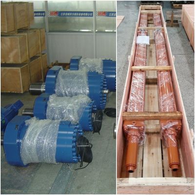 3 giai đoạn áp suất cao chu cylinder thủy lực tùy chỉnh công suất nặng cho ngành công nghiệp luyện kim