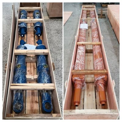 32 Mpa thử nghiệm áp suất nhà máy thép công suất nặng xi lanh thủy lực với đường kính phù hợp