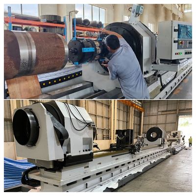 SRBF750/200NC Máy SRB thủy lực với vòng xoay kép 2mm Skiving Allowance