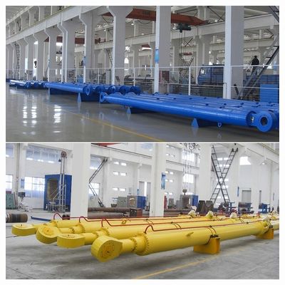 Cây đập cổng nâng xi lanh thủy lực với đường kính khoan 450mm