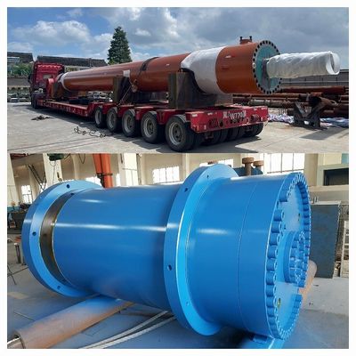 Hydraulic Laddle Turret Cylinders 35Mpa Thử nghiệm áp suất với Merkel Seal