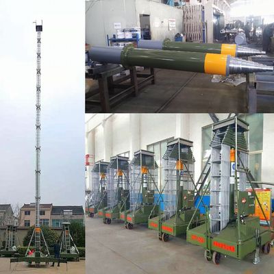 Multi Stage Single Acting Nested Customized Hydraulic Cylinder cho xe nâng cao