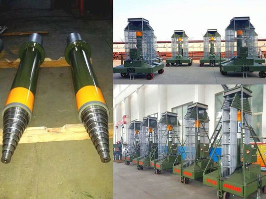 Max ID 500mm Đàn thủy lực tùy chỉnh Ba giai đoạn Cẩu Đàn thủy lực