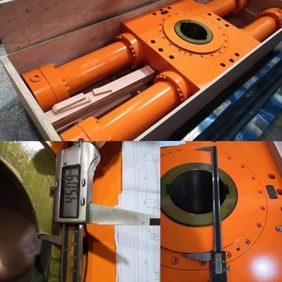 Máy xay thép có bánh răng được làm theo yêu cầu xi lanh thủy lực 16,5Mpa với 21 răng bánh răng