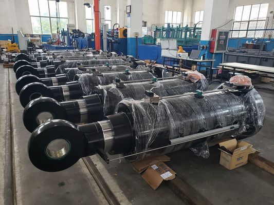 Các xi lanh thủy lực đường hầm gió với đường kính khoan 140mm