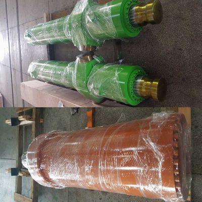 Thép kim loại Hydraulic single-acting double-acting cylinder ISO9001 Được chấp thuận