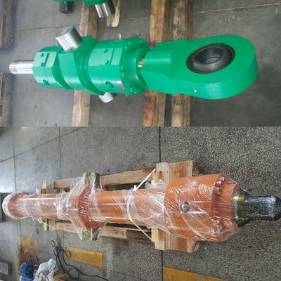 Áp suất hoạt động 21 Mpa Các xi lanh hoạt động đơn được sử dụng trong lĩnh vực máy móc hạng nặng