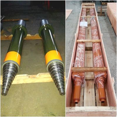 Động tác đơn hạng nặng 3 giai đoạn xi lanh thủy lực 32 MPa Áp suất thử nghiệm
