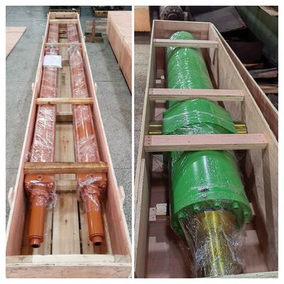 Các xi lanh thủy lực hạng nặng với chiều dài nhịp điệu phù hợp trong thang lên tàu