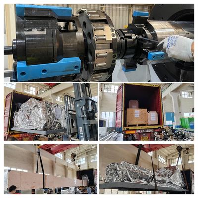 SHOWA CNC Các loại SRB Máy công cụ 100mm 2 Đầu đốt Siemens Hệ thống CNC Động cơ xoắn