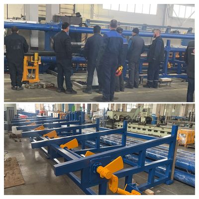 Máy vẽ liên tục điện với 10 máy vẽ cho thanh và ống